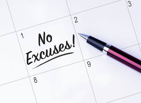 How to Stop Making Excuses (and Start Making Things Happen)
