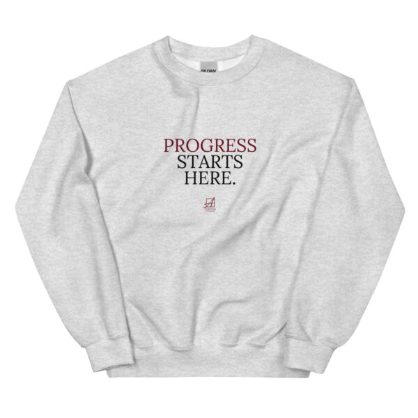 Progress Starts Here Crewneck Sweatshirt-Everyday Essentials Collection - Image 5