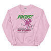 FOCUS! Octopus on Roller-skates Crewneck Sweatshirt - Image 7