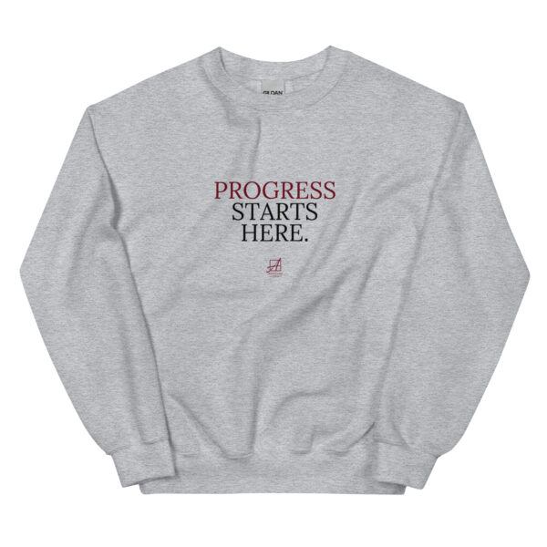 Progress Starts Here Crewneck Sweatshirt-Everyday Essentials Collection